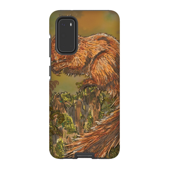 Galaxy S20 StrongFit September Squirrel by Lotti Brown