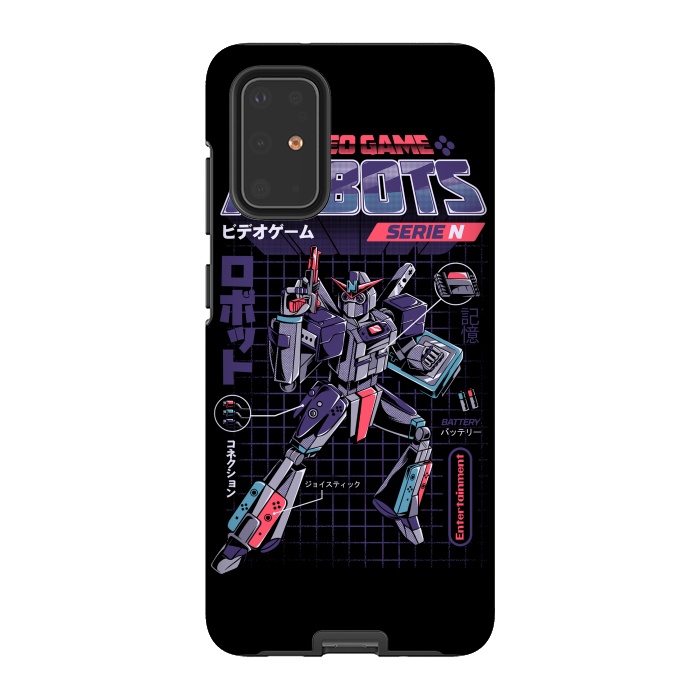 Galaxy S20 Plus StrongFit Video Game Robot - Model N by Ilustrata