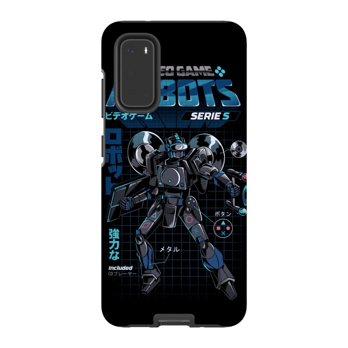 Galaxy S20 StrongFit Video Game Robot - Model S by Ilustrata