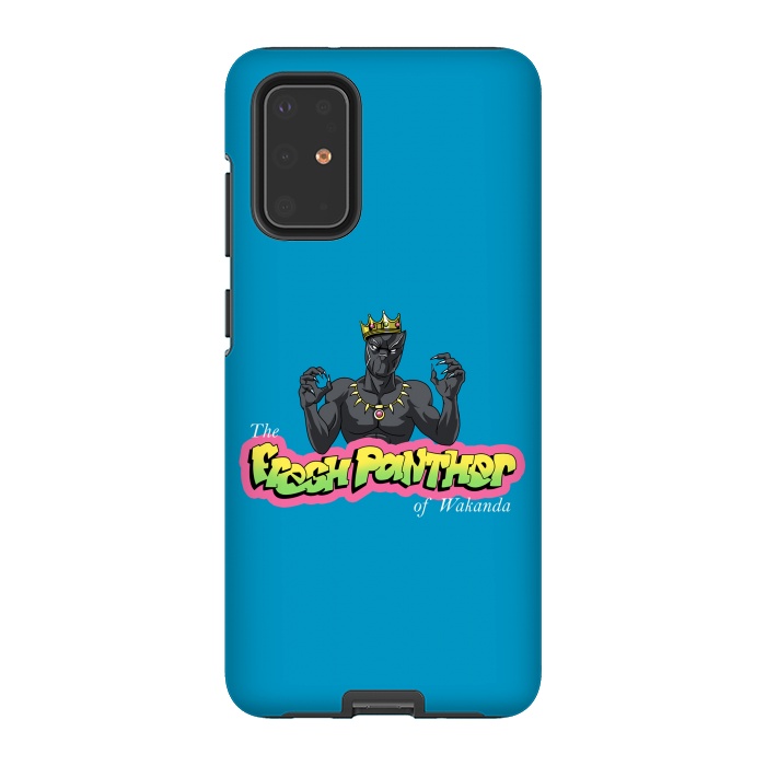 Galaxy S20 Plus StrongFit The Fresh Panther of Wakanda by Vincent Patrick Trinidad