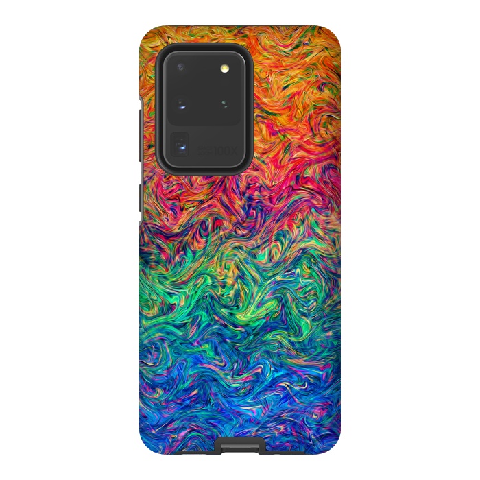 Galaxy S20 Ultra StrongFit Fluid Colors G249 by Medusa GraphicArt