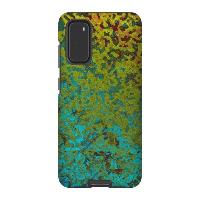 Galaxy S20 StrongFit Colorful Corroded Background G292 by Medusa GraphicArt