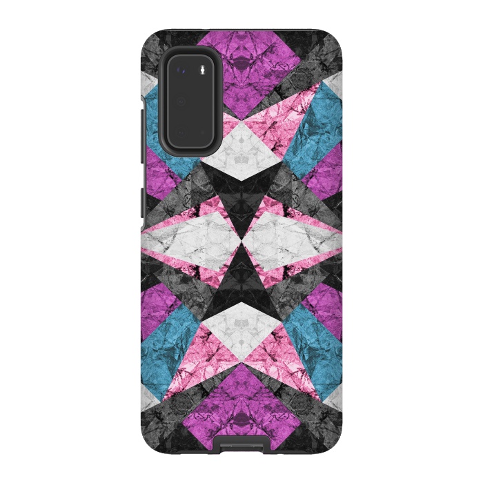 Galaxy S20 StrongFit Marble Geometric Background G438 by Medusa GraphicArt