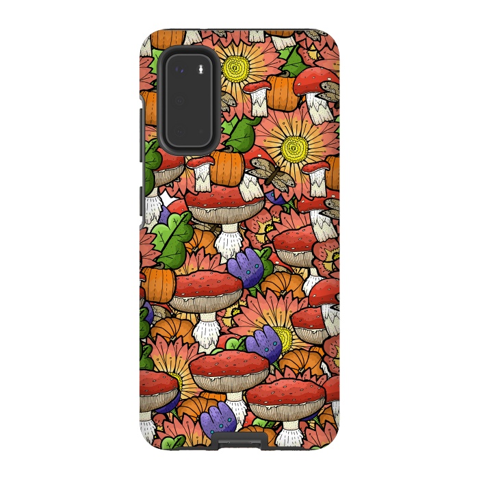 Galaxy S20 StrongFit Autumn Pattern by Steve Wade (Swade)