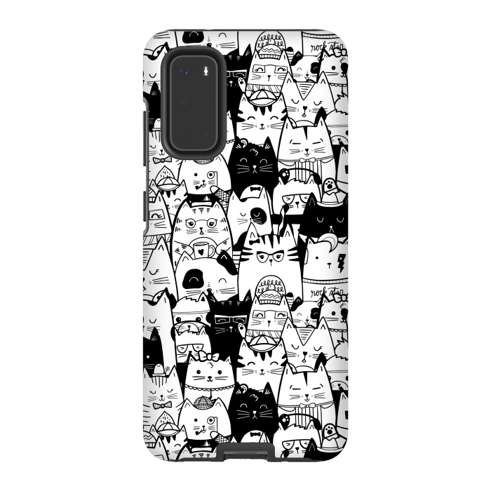 Galaxy S20 StrongFit Itty Bitty Kitty Committee by Noonday Design