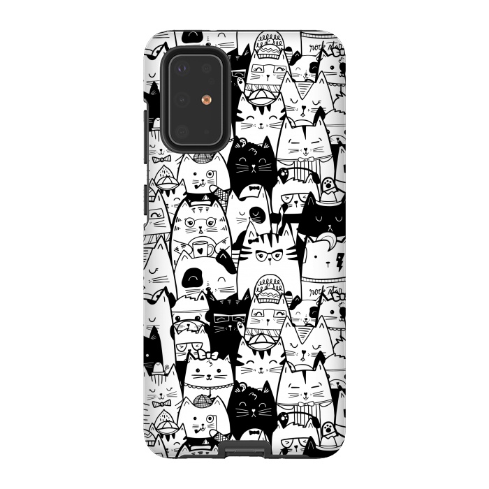 Galaxy S20 Plus StrongFit Itty Bitty Kitty Committee by Noonday Design