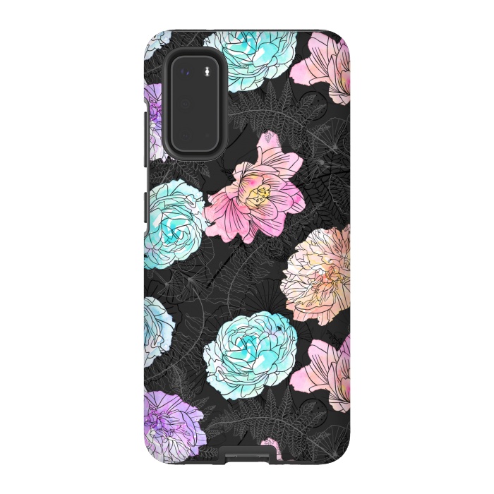 Galaxy S20 StrongFit Color Pop Floral by Noonday Design