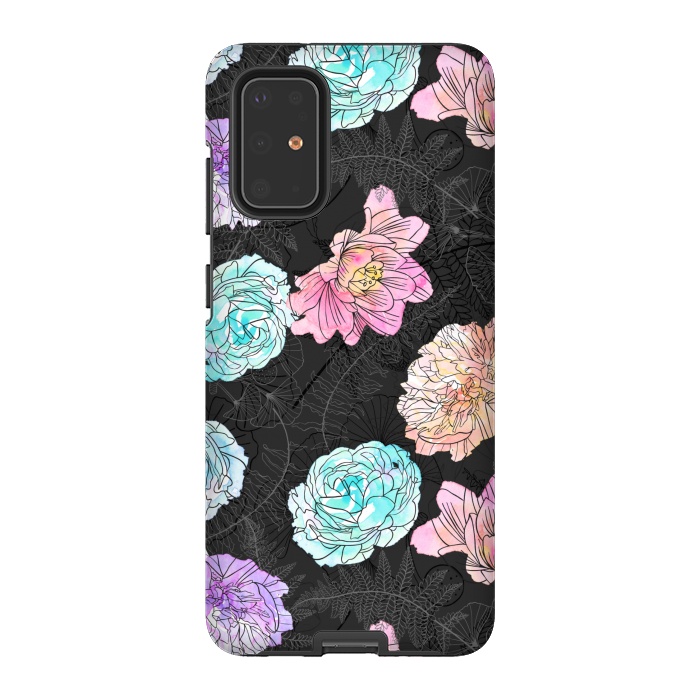 Galaxy S20 Plus StrongFit Color Pop Floral by Noonday Design
