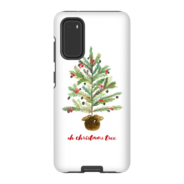 Galaxy S20 StrongFit Oh Christmas Tree by Noonday Design