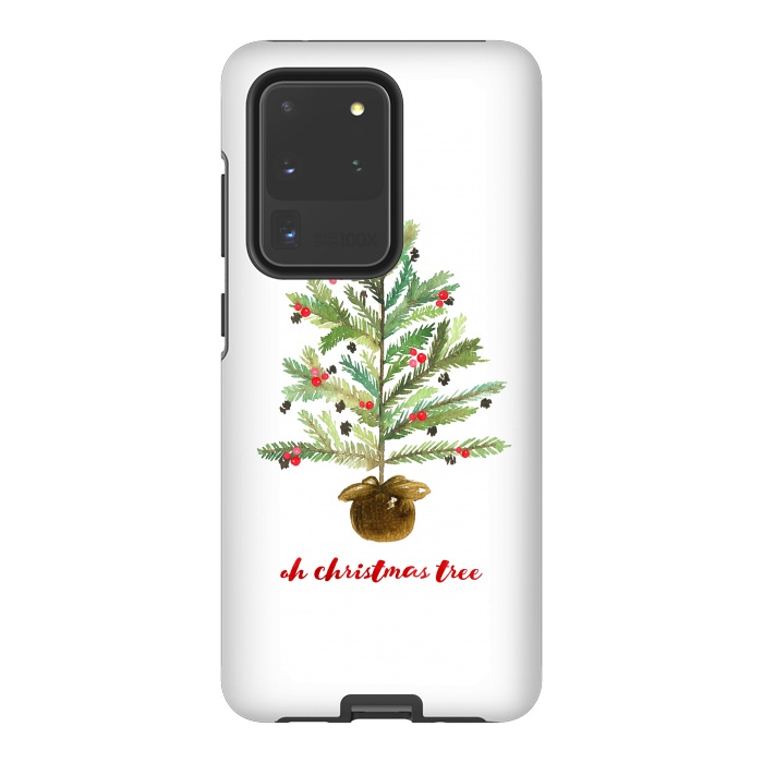 Galaxy S20 Ultra StrongFit Oh Christmas Tree by Noonday Design
