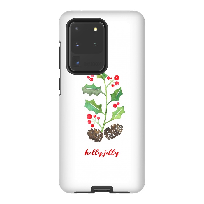 Galaxy S20 Ultra StrongFit Holly Jolly by Noonday Design
