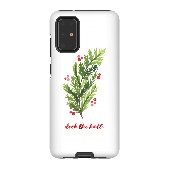 Galaxy S20 Plus StrongFit Deck the Halls by Noonday Design