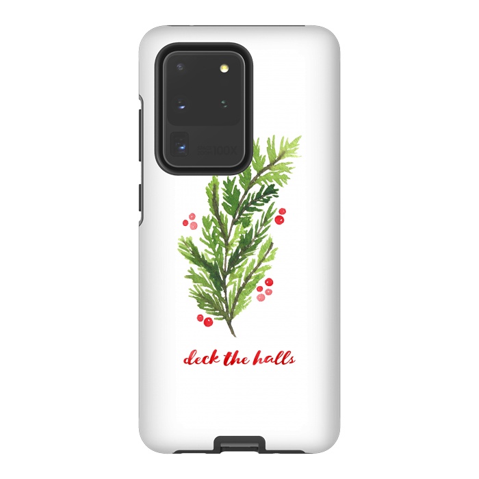 Galaxy S20 Ultra StrongFit Deck the Halls by Noonday Design