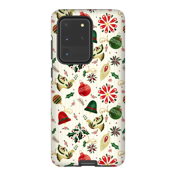 Galaxy S20 Ultra StrongFit Ornate Christmas Ornaments by Noonday Design