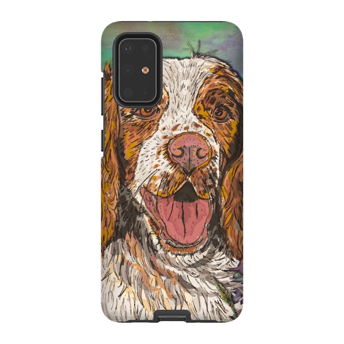 Galaxy S20 Plus StrongFit Spaniel by Lotti Brown