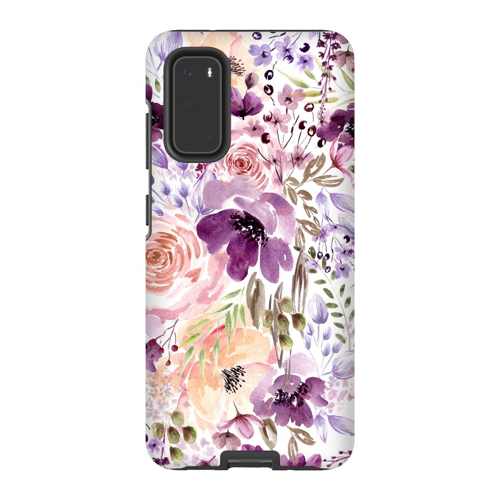 Galaxy S20 StrongFit Floral Chaos by Anis Illustration