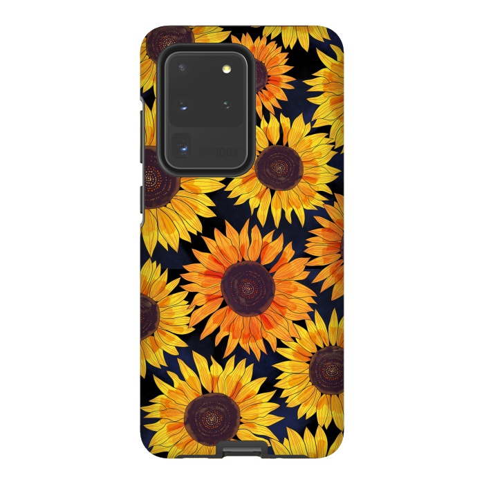 Galaxy S20 Ultra StrongFit Sunflowers 2 by Laura Grant