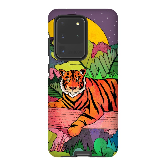 Galaxy S20 Ultra StrongFit Spring Tiger by Steve Wade (Swade)