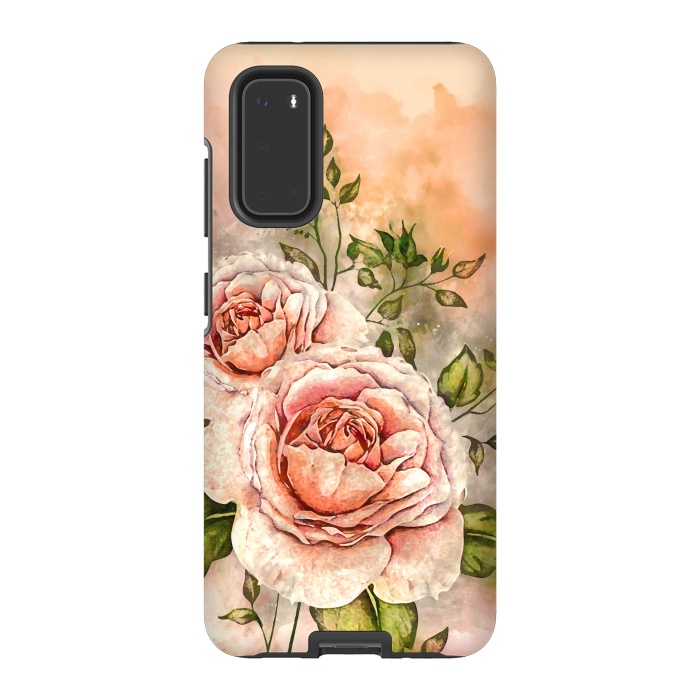 Galaxy S20 StrongFit Behind The Rose by Creativeaxle