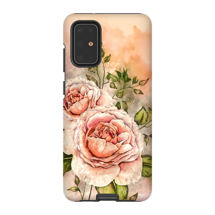 Galaxy S20 Plus StrongFit Behind The Rose by Creativeaxle
