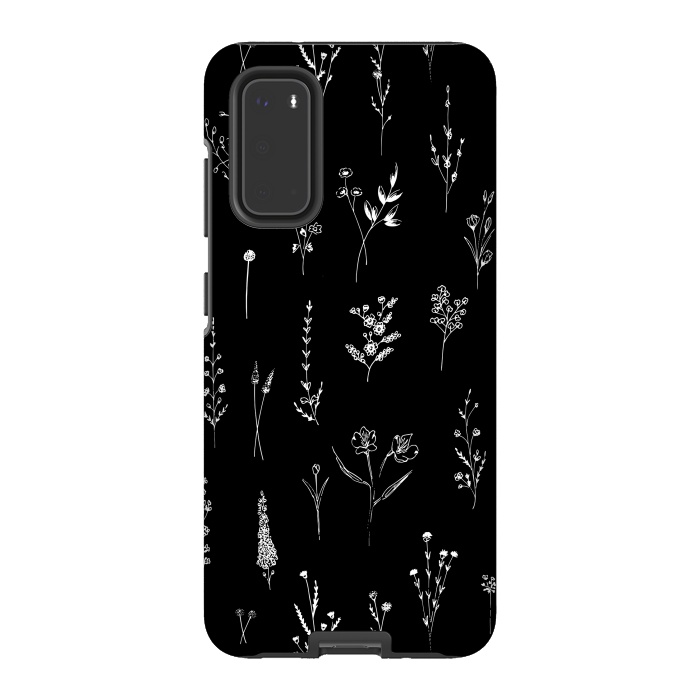Galaxy S20 StrongFit Wildflowers Pattern by Anis Illustration