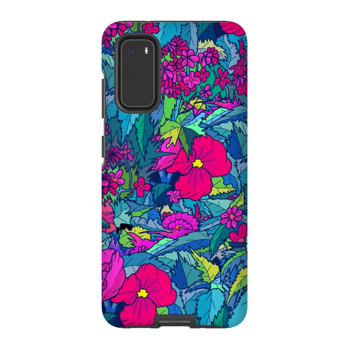Galaxy S20 StrongFit Summer flowers by Steve Wade (Swade)