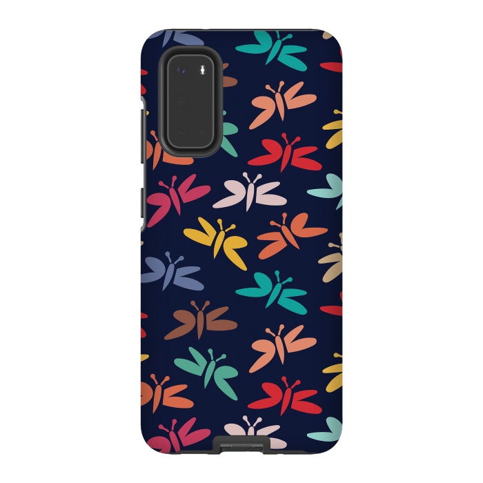 Galaxy S20 StrongFit Butterflies by Majoih