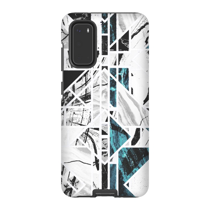 Galaxy S20 StrongFit Marble mosaic tiles by Oana 