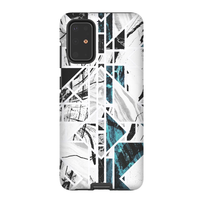 Galaxy S20 Plus StrongFit Marble mosaic tiles by Oana 