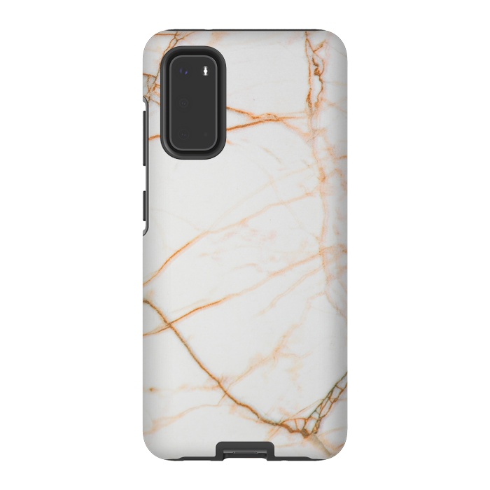 Galaxy S20 StrongFit Gold marble by Winston