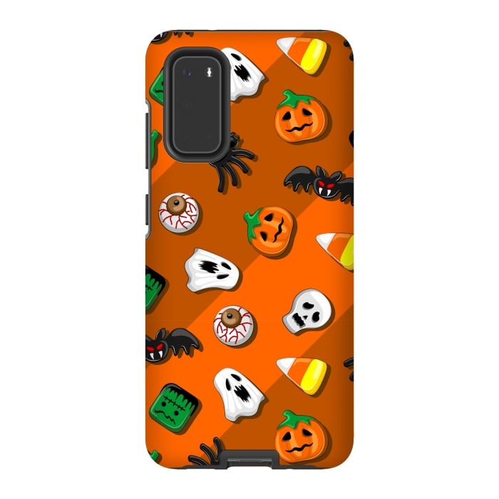 Galaxy S20 StrongFit Halloween Spooky Candies Party by BluedarkArt