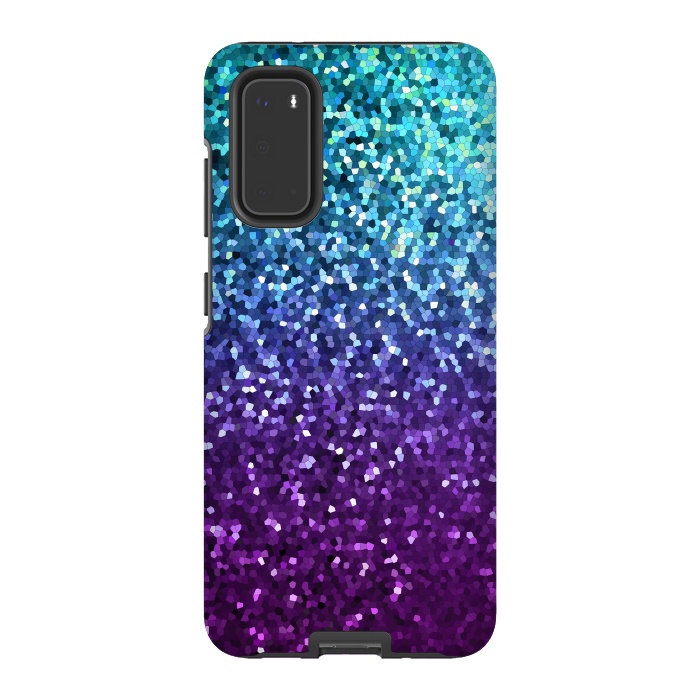 Galaxy S20 StrongFit Mosaic Sparkley Texture G198 by Medusa GraphicArt