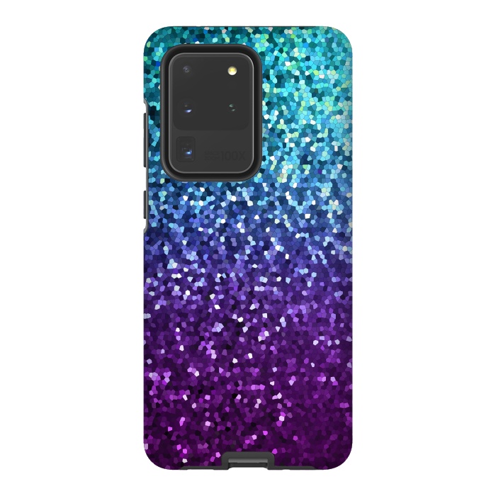 Galaxy S20 Ultra StrongFit Mosaic Sparkley Texture G198 by Medusa GraphicArt