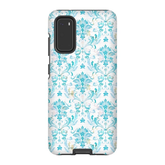 Galaxy S20 StrongFit Demure Damask by gingerlique