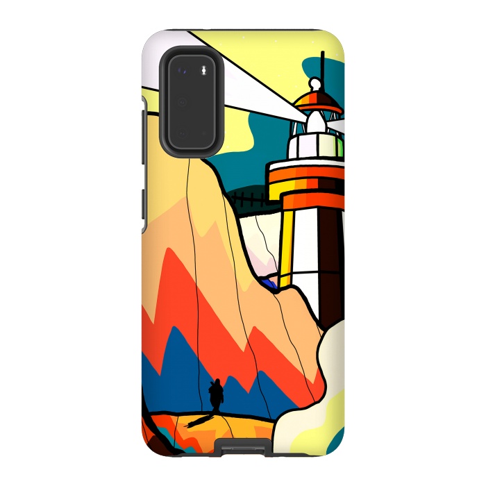 Galaxy S20 StrongFit The lost lighthouse by Steve Wade (Swade)