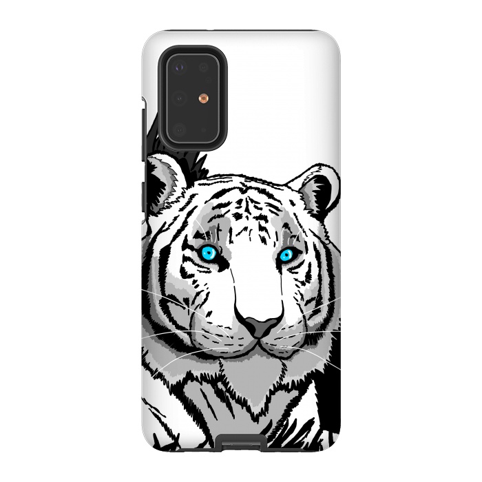 Galaxy S20 Plus StrongFit The white tiger by Steve Wade (Swade)