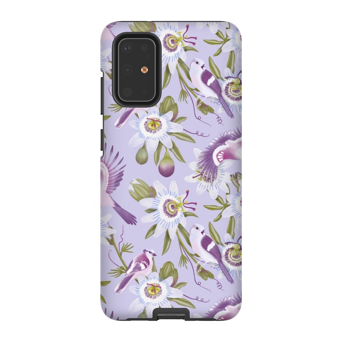 Galaxy S20 Plus StrongFit Passion Flowers by Tishya Oedit
