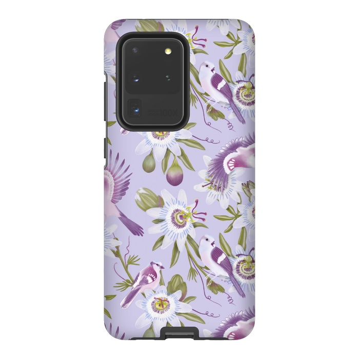 Galaxy S20 Ultra StrongFit Passion Flowers by Tishya Oedit
