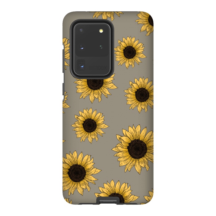 Galaxy S20 Ultra StrongFit Sunflowers by Jms