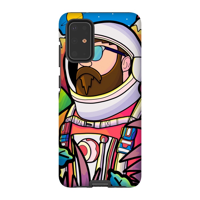 Galaxy S20 Plus StrongFit The astronaut explorer by Steve Wade (Swade)