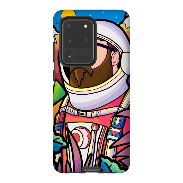 Galaxy S20 Ultra StrongFit The astronaut explorer by Steve Wade (Swade)