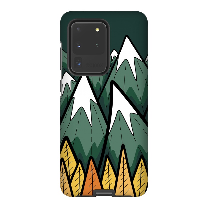 Galaxy S20 Ultra StrongFit The green autumn peaks by Steve Wade (Swade)