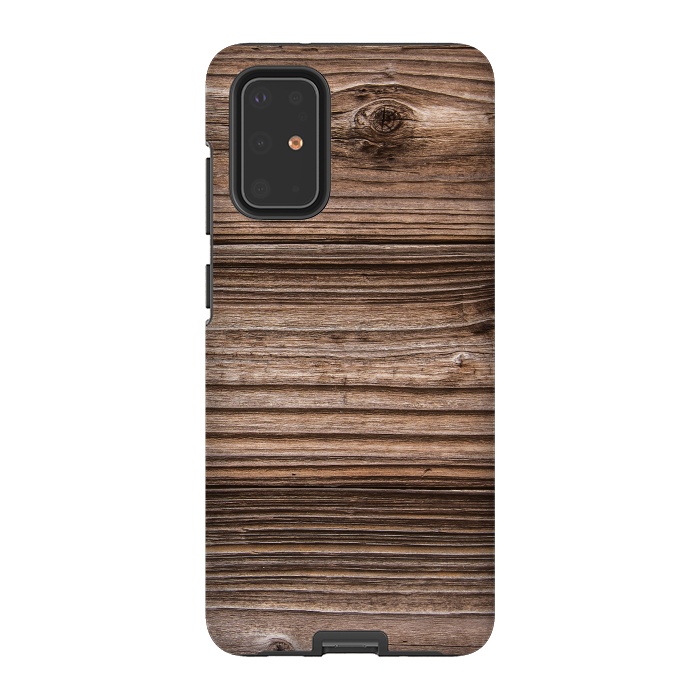 Galaxy S20 Plus StrongFit wood by haroulita