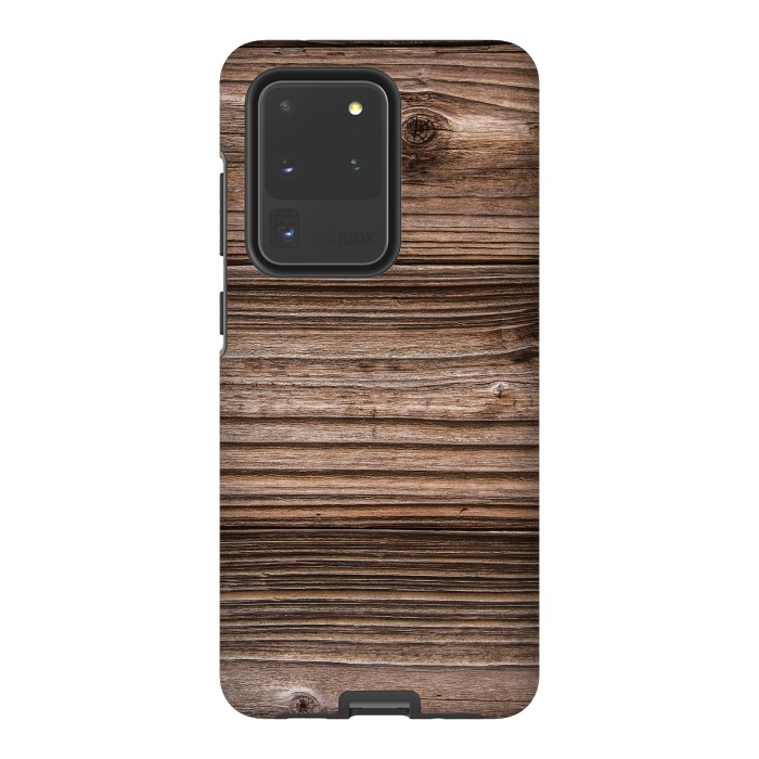 Galaxy S20 Ultra StrongFit wood by haroulita