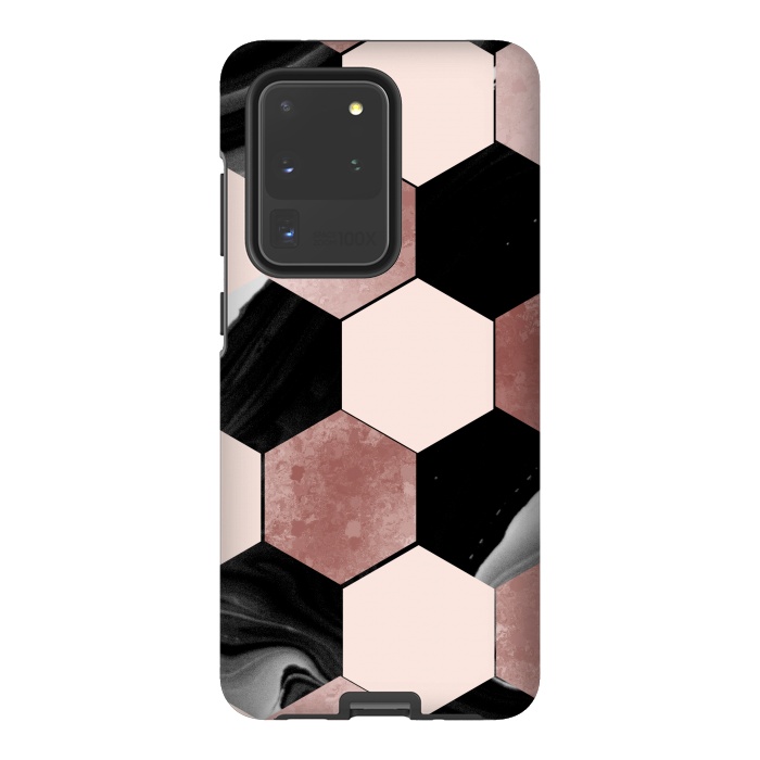 Galaxy S20 Ultra StrongFit geometrical marble by haroulita