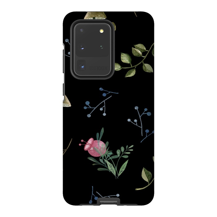 Galaxy S20 Ultra StrongFit flower pattern cc by haroulita