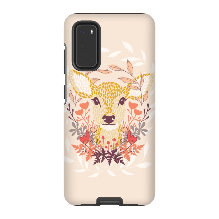 Galaxy S20 StrongFit Oh Deer by Melissa Lee
