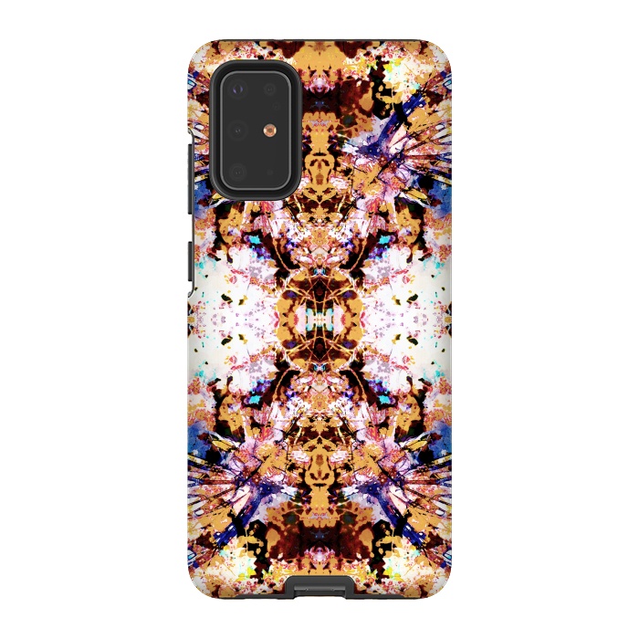 Galaxy S20 Plus StrongFit Painted butterfly wings and flower petals by Oana 