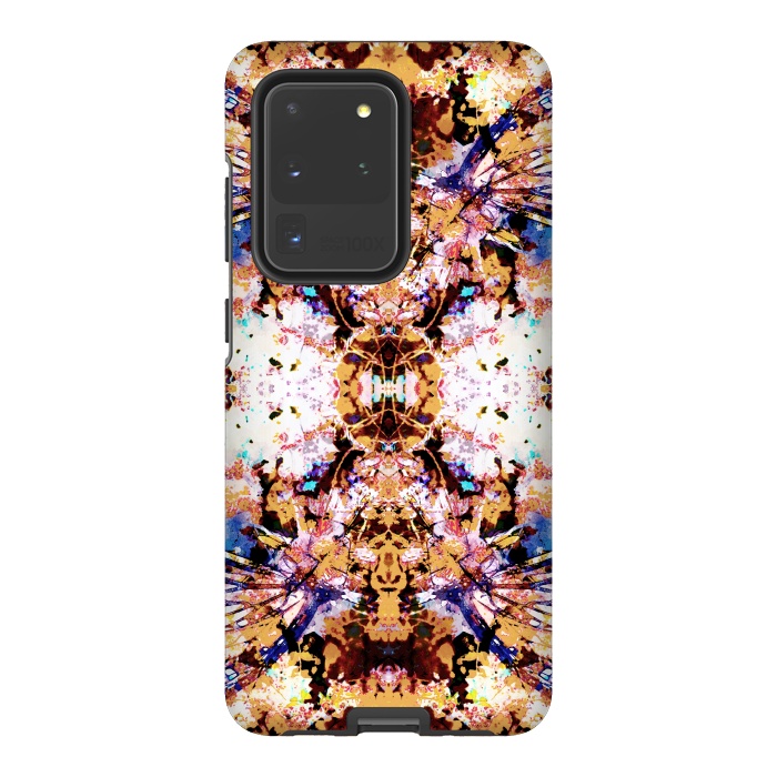 Galaxy S20 Ultra StrongFit Painted butterfly wings and flower petals by Oana 