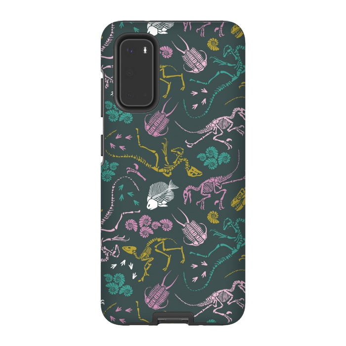 Galaxy S20 StrongFit Dinosaurs by Tishya Oedit